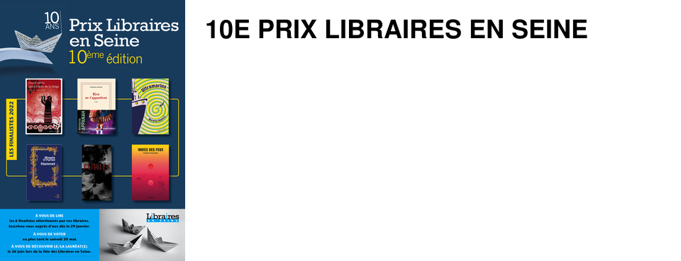 10E PRIX LIBRAIRES EN SEINE