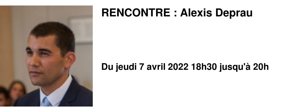 RENCONTRE : Alexis Deprau