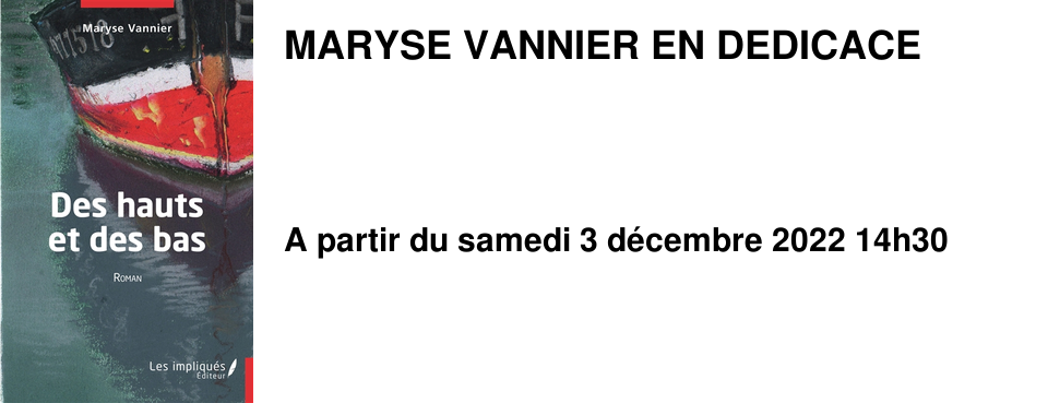 MARYSE VANNIER EN DEDICACE