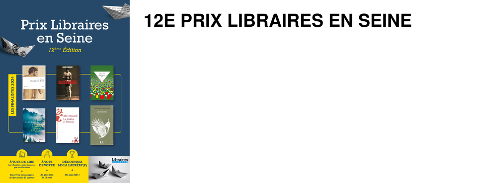 12E PRIX LIBRAIRES EN SEINE
