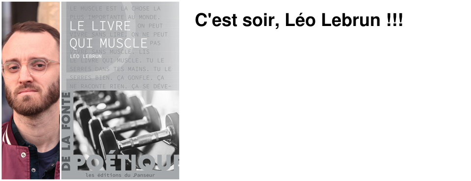 C'est soir, L�o Lebrun !!!