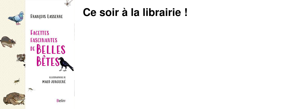 Ce soir � la librairie ! 